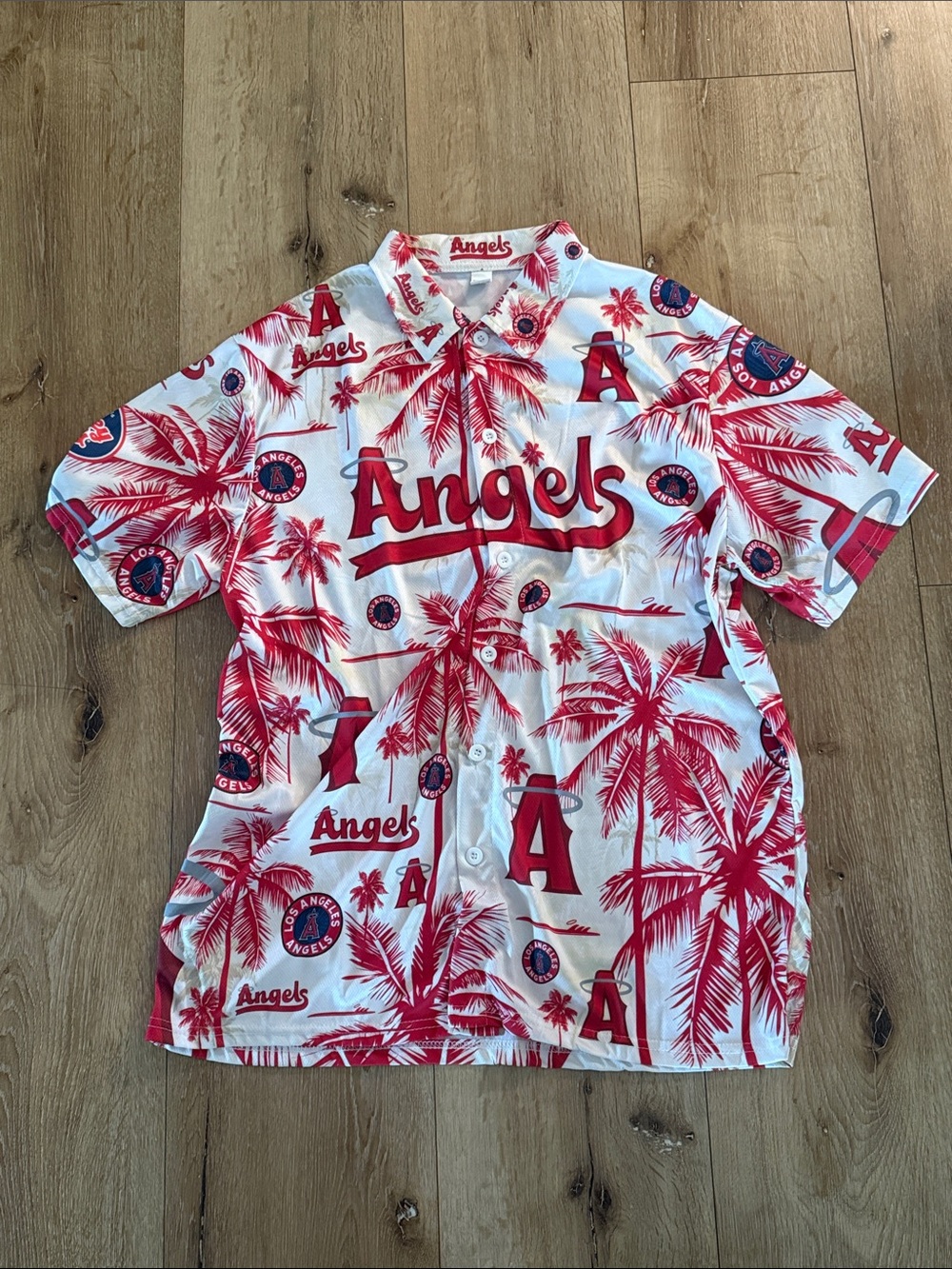 Los Angels ANGELS Short-Sleeve Button-Up Shirt